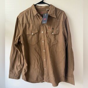 Men’s Western Levi Button Up
